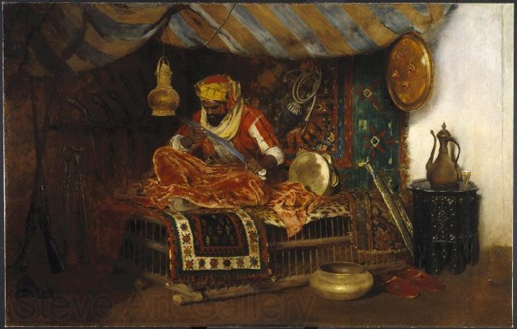 William Merrit Chase Moorish Warrior Norge oil painting art